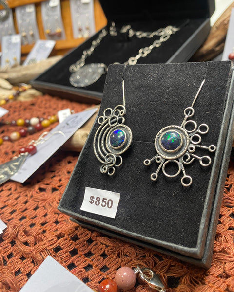 Dreaming - Andamooka Solid Opal Sterling Silver