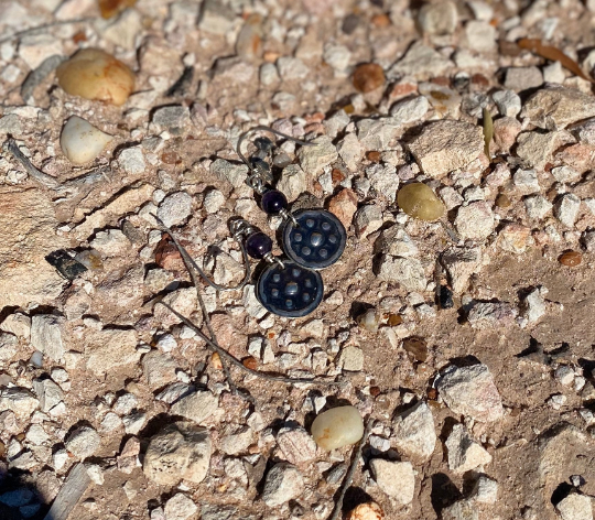 "Stars" Miima, Giralang Amethyst Earrings