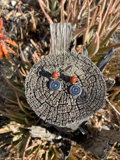 Jasper Sterling Silver Waterhole Sterling Silver Earrings