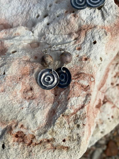 Waterhole Jasper Sterling Silver Earrings