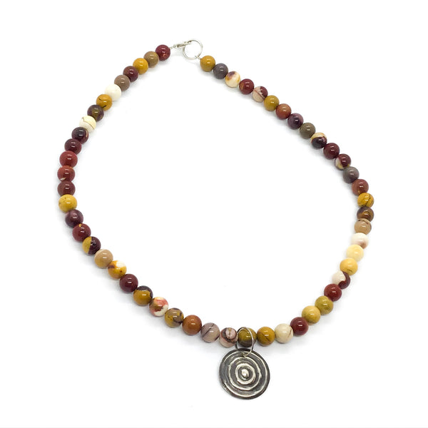 Ngulburnan, yuriyawi “Waterhole” Mookaite Necklace