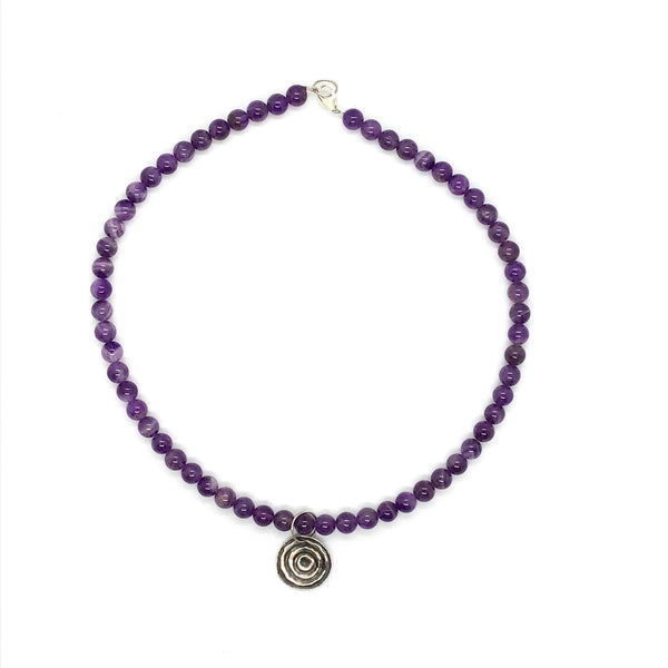 Ngulburnan, yuriyawi “Waterhole” Amethyst Necklace