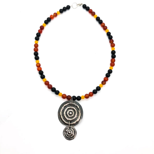 Ngulburnan, yuriyawi “Waterhole” Agate Necklace