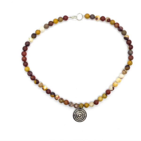 Ngulburnan, yuriyawi “Waterhole” Mookaite Necklace