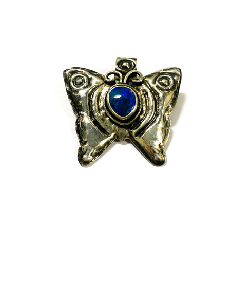 Budyabudya “Butterfly” Solid Opal Pendant