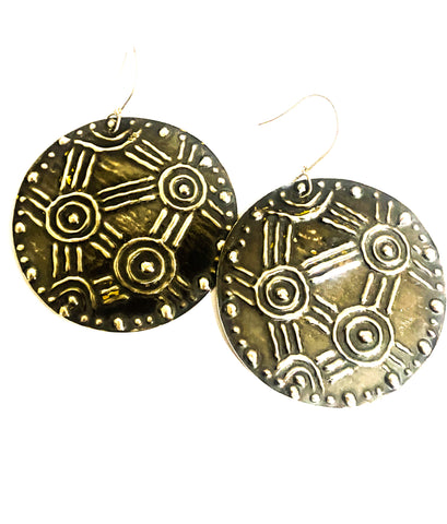 Dabbaamalang, Gathering Sterling Silver Earrings