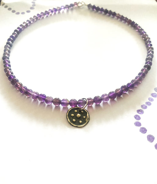 "Stars" Miima, Amethyst Necklace