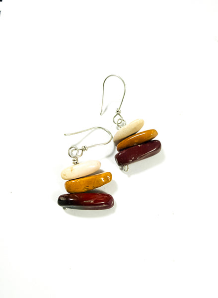 Mookaite earrings Sterling Silver